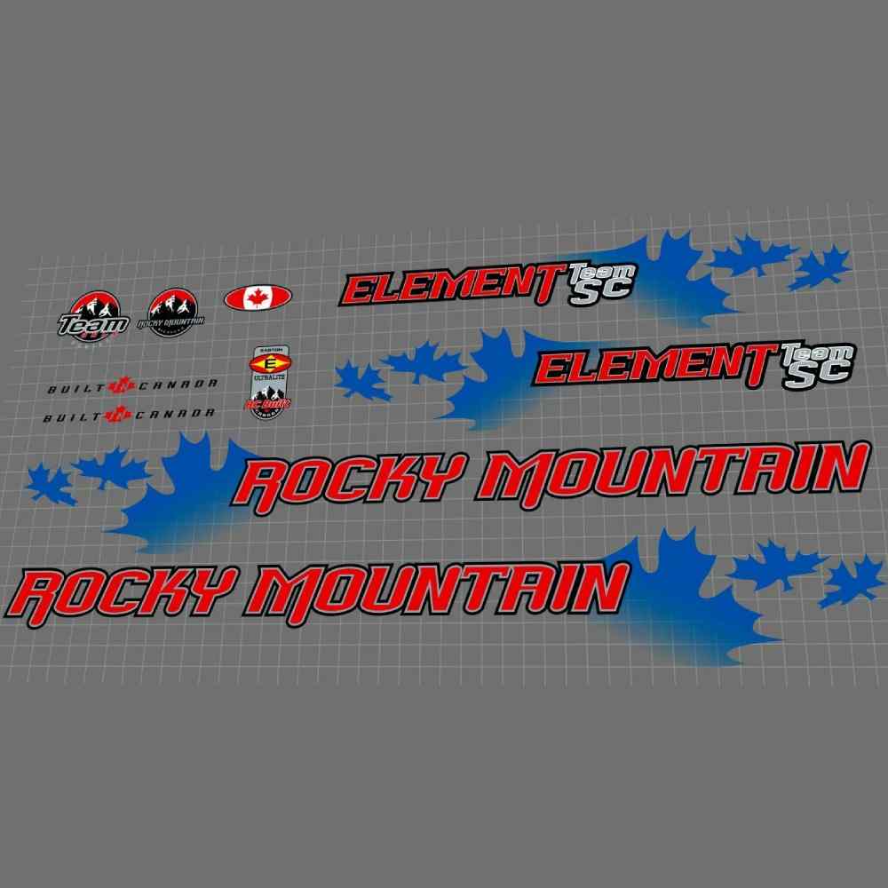 ROCKY MOUNTAIN(ロッキーマウンテン)ELEMENT Team SC(エレメントチームエスシー)フレームステッカーセット(2006)