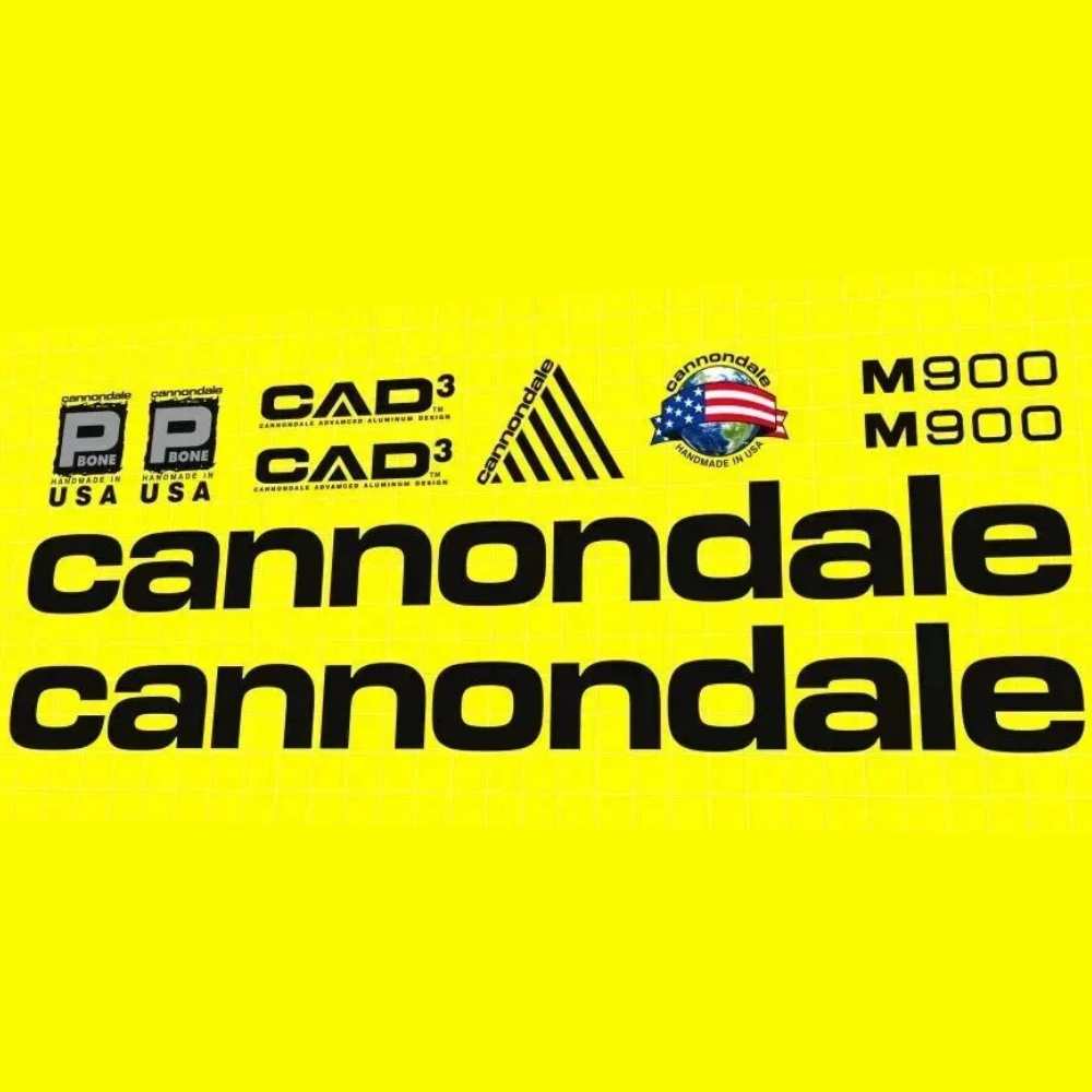 cannondale(キャノンデール)M900フレームステッカーセット(ブラック)