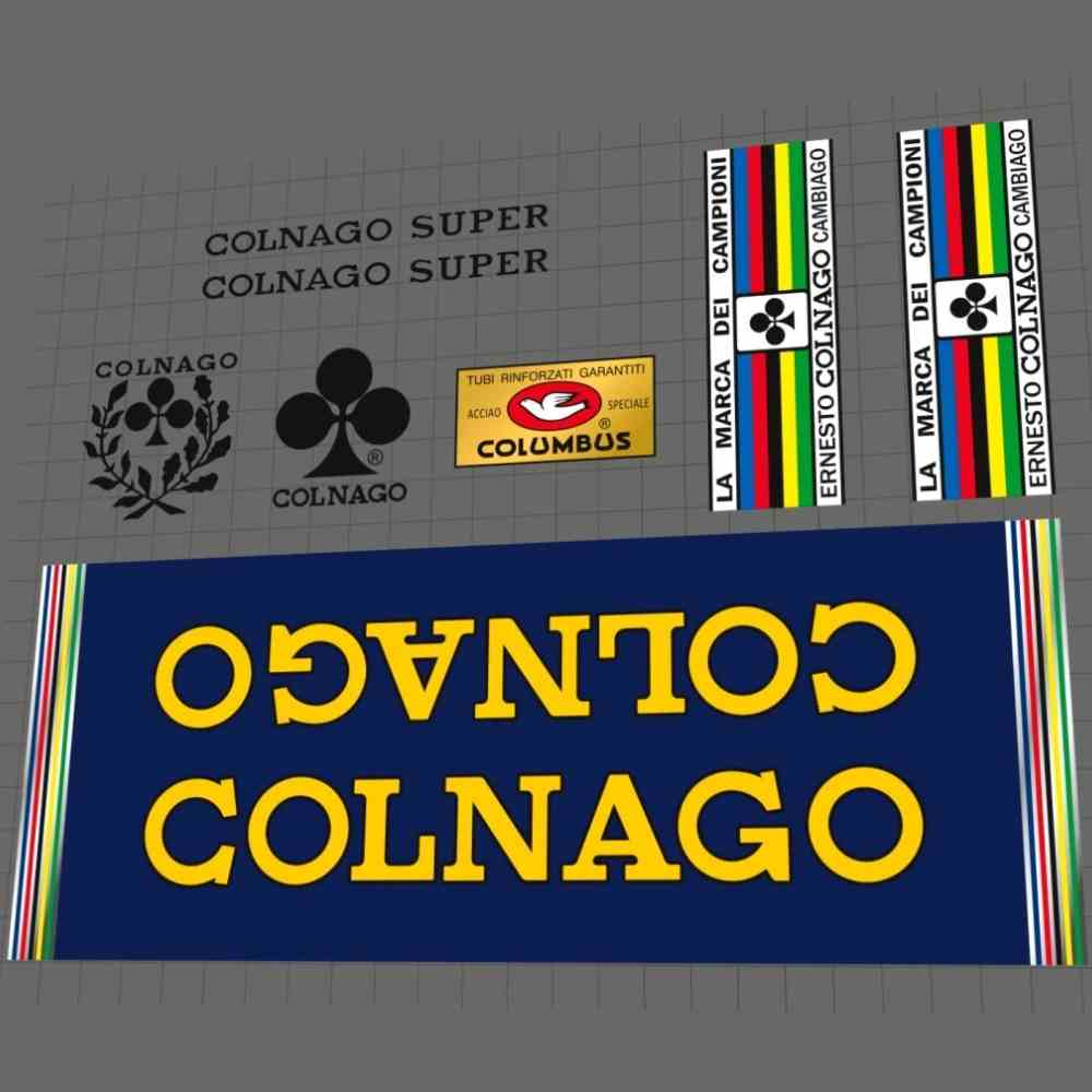 COLNAGO(コルナゴ)SUPER MOLTENI(スーパーモルテニ)フレームステッカーセット