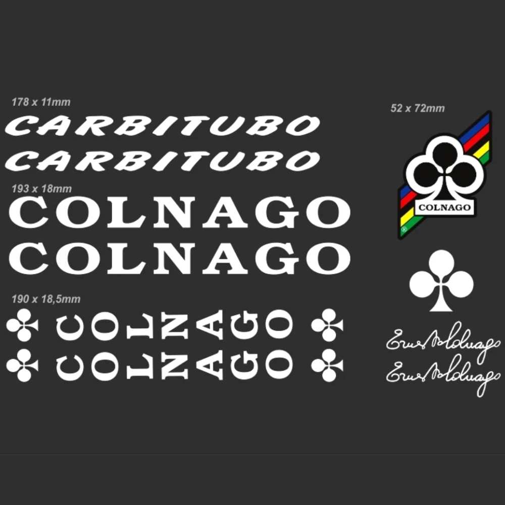 COLNAGO(コルナゴ)CARBITUBO(カルビチューボ)フレームステッカーセット