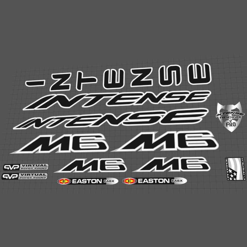 INTENSE(インテンス)M6フレームステッカーセット(2008)