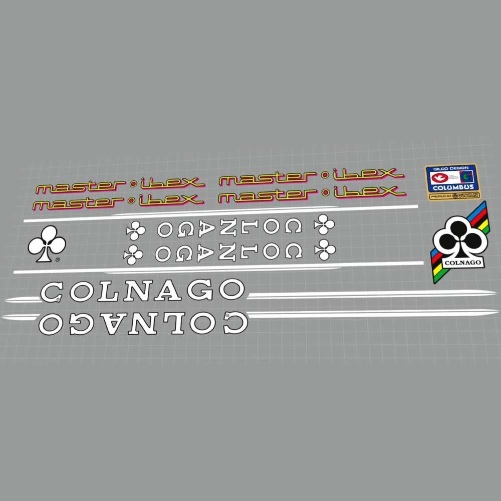COLNAGO(コルナゴ)master ibex(マスターアイベックス)MTBフレームステッカーセット(1987/ホワイト)