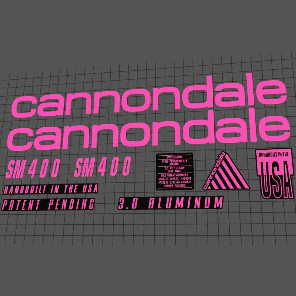 cannondale(キャノンデール)SM400フレームステッカーセット(1990)