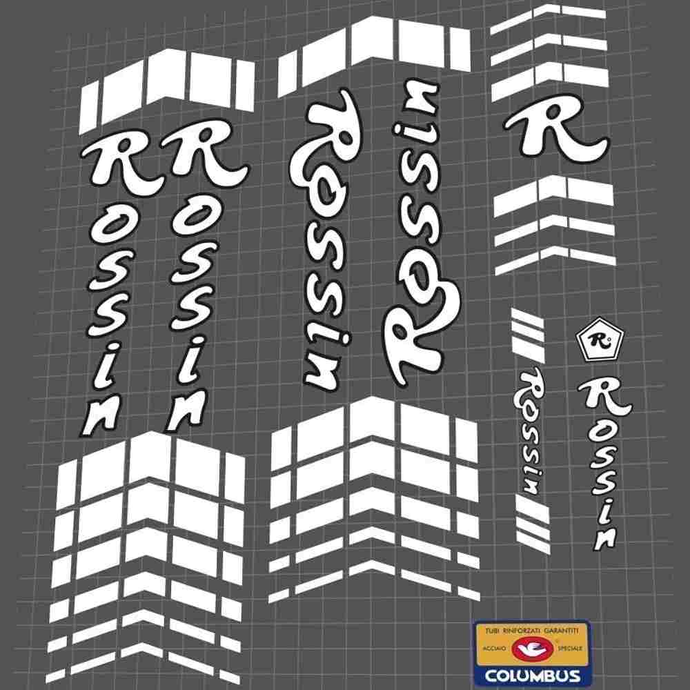 Rossin(ロッシン)Super Record(スーパーレコード)フレームステッカーセット(1983/ホワイト)