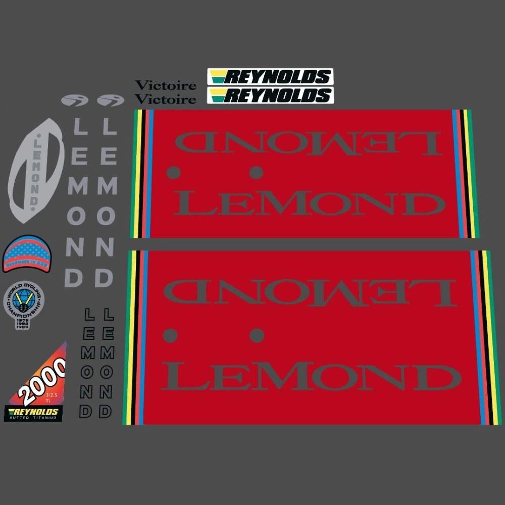 GREG LEMOND(グレッグレモン)Victoire(ビクトーレ)フレームステッカーセット(2001/Bデザイン)