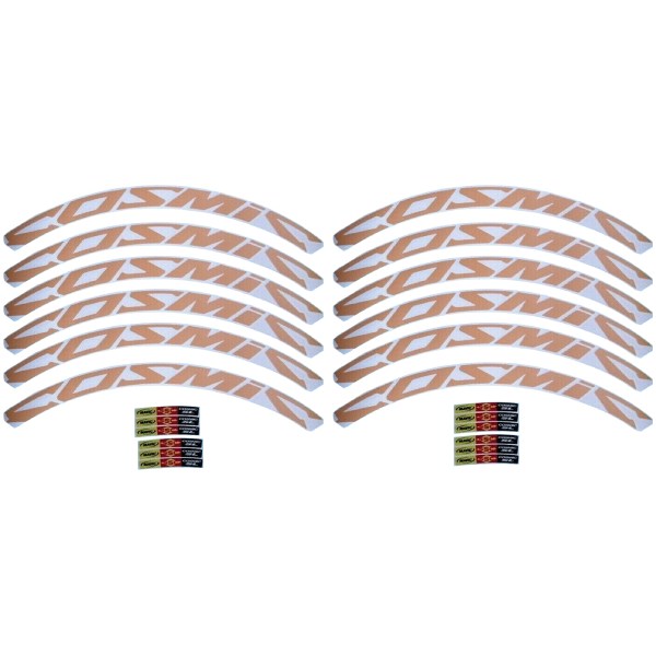 MAVIC(マヴィック)COSMIC SL(コスミックエスエル)リムステッカーセット(ゴールド/リム2本セット)