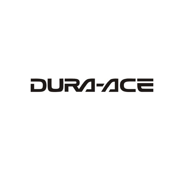 SHIMANO(シマノ)DURA ACE(デュラエース)ロゴステッカー(7710/クランク用/ブラック/2枚1セット)