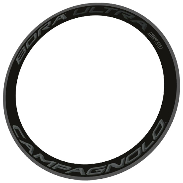 CAMPAGNOLO(カンパニョーロ)BORA ULTRA(ボラウルトラ)50リムステッカーセット(2015/DARK(ダーク)/リム2本分)