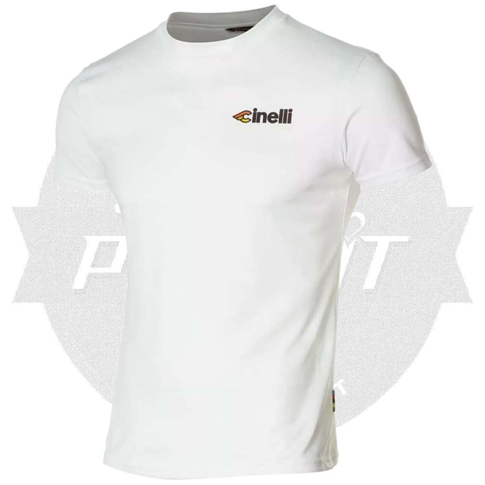 De Marchi(デマルキ)×Cinelli(チネリ)Tech(テック)Tシャツ(ホワイト)