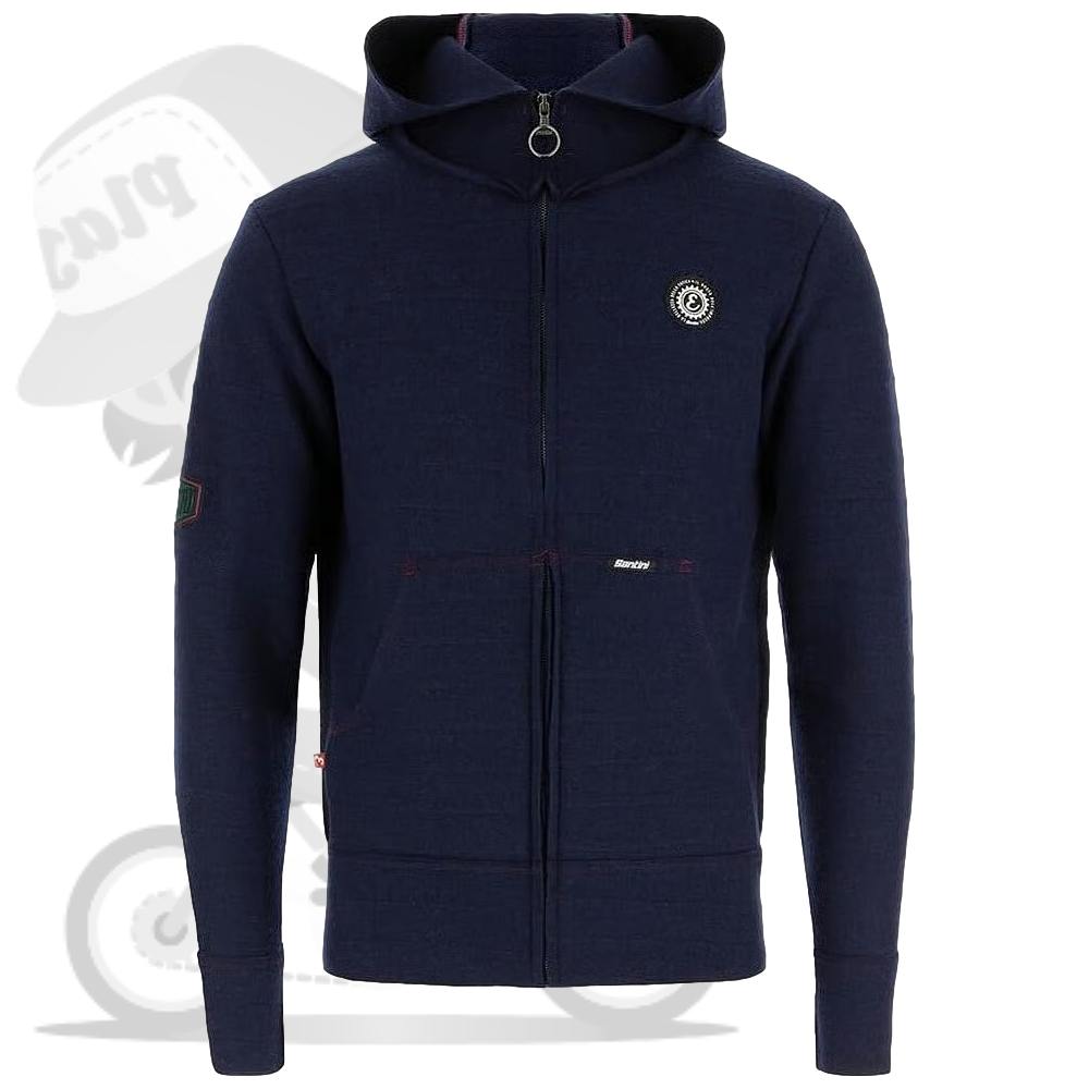 Santini(サンティーニ)EROICA CONFINE(エロイカコンファイン)フード付アウタージャケット(Marine(マリーン))