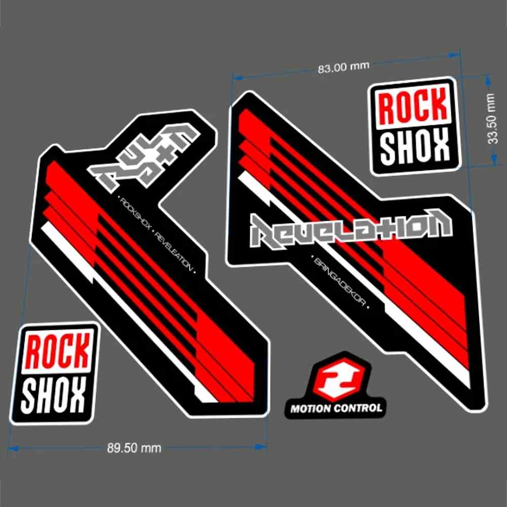 ROCK SHOX(ロックショックス)RELEVATION(レリベーション)FRONT SUSPENSION FORK(フロントサスペンションフォーク)ステッカーセット