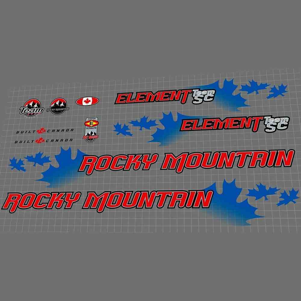 ROCKY MOUNTAIN(ロッキーマウンテン)ELEMENT RACE SC(エレメントレースエスシー)フレームステッカーセット(2006)