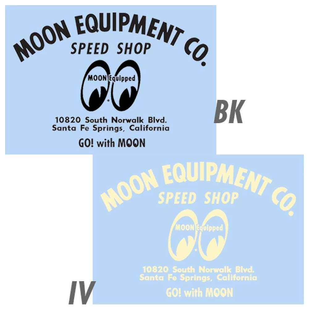 MOONEYES(ムーンアイズ)転写ステッカー(SPEED SHOP(スピードショップ))