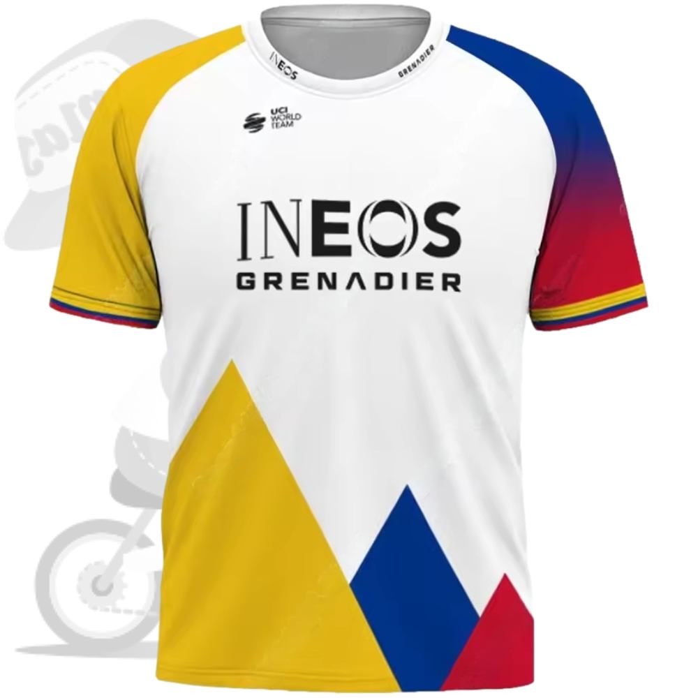 INEOS GRENADIERS(イネオスグレナディアーズ)アフターレースシャツ(コロンビアチャンピオンバージョン)