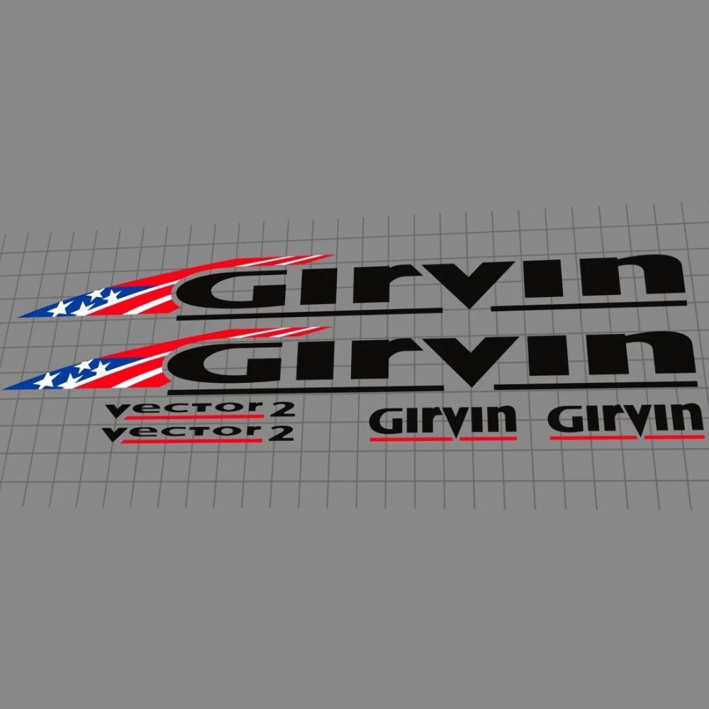 GIRVIN(ガービン)VECTOR(ベクター)2 Front Suspension Fork(フロントサスペンションフォーク)ステッカーセット(1996)