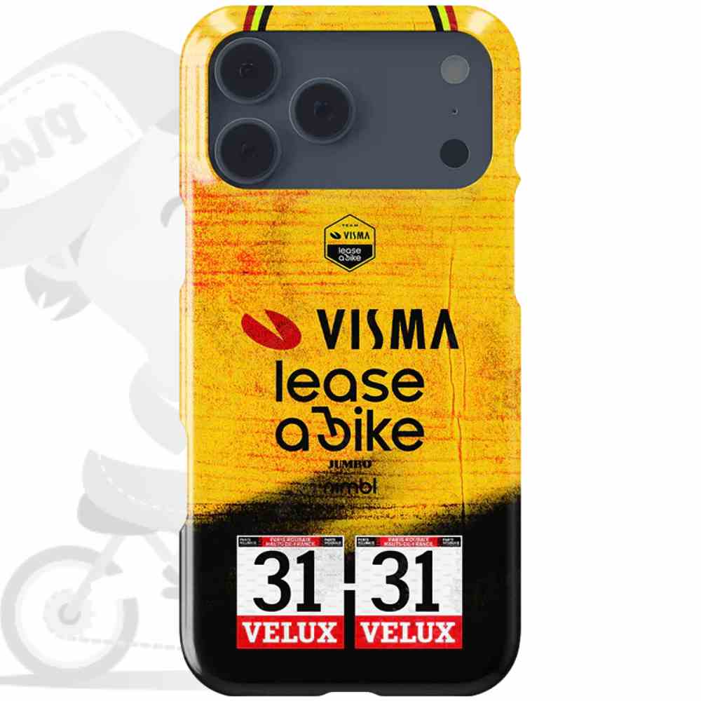 TEAM VISMA(チームヴィスマ)lease a bike(リースアバイク)iPhoneケース(2026 Paris-Roubaix Champion(パリルーベチャンピオン仕様)