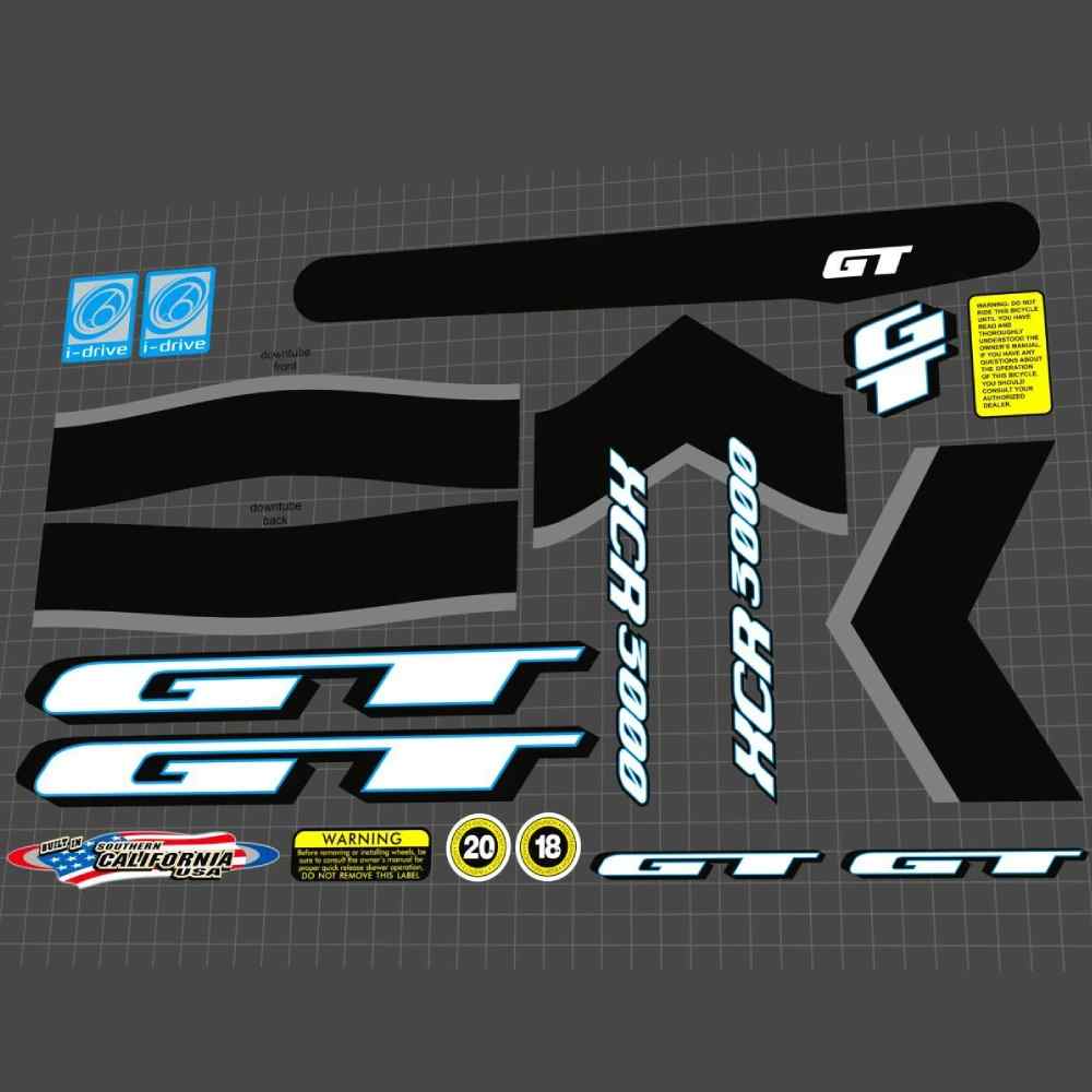 GT(ジーティー)XCR 3000フレームステッカーセット(2000)
