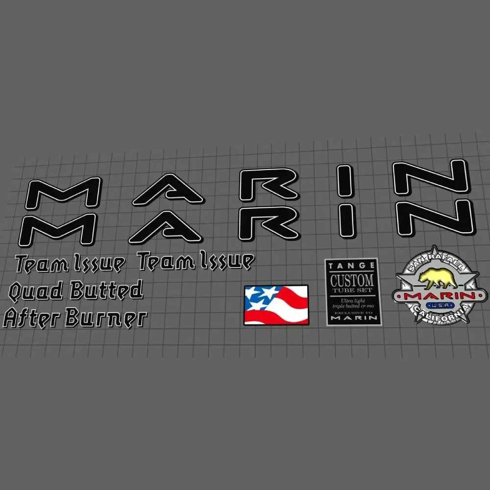 MARIN(マリン)Team Issue(チームイシュー)フレームステッカーセット(1996)