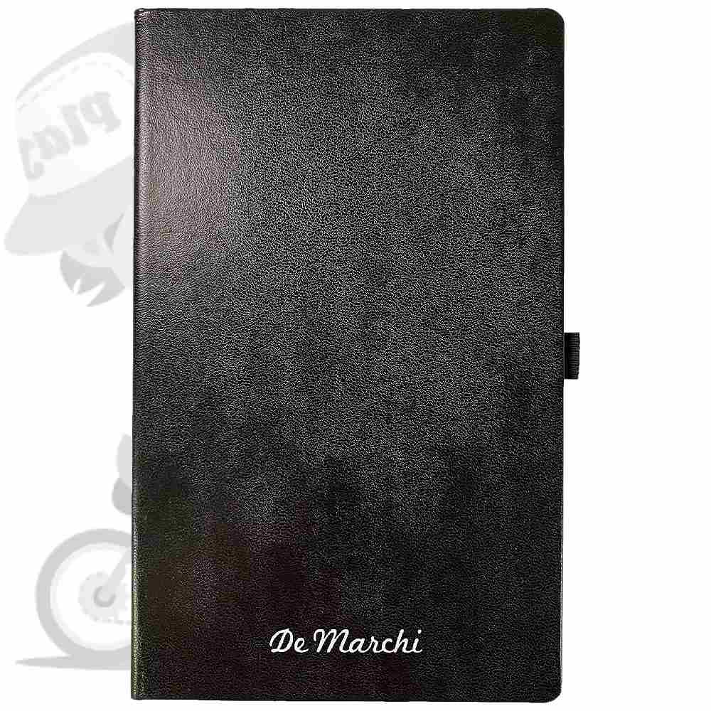 De Marchi(デマルキ)×MOLESKINE(モレスキン)ノートブック(ホワイトロゴ)
