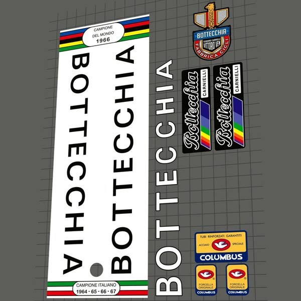 BOTTECCHIA(ボテッキア)Campione Del Mondo(カンピオーネデルモンド)フレームステッカーセット(1966)